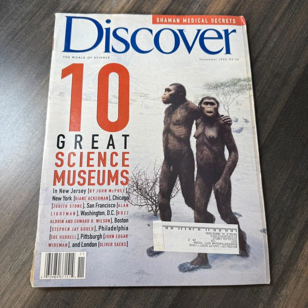 Discover Magazine November‎ 1993 10 Great Science Museums Shaman Medical Secrets